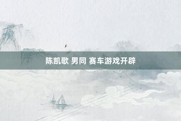 陈凯歌 男同 赛车游戏开辟