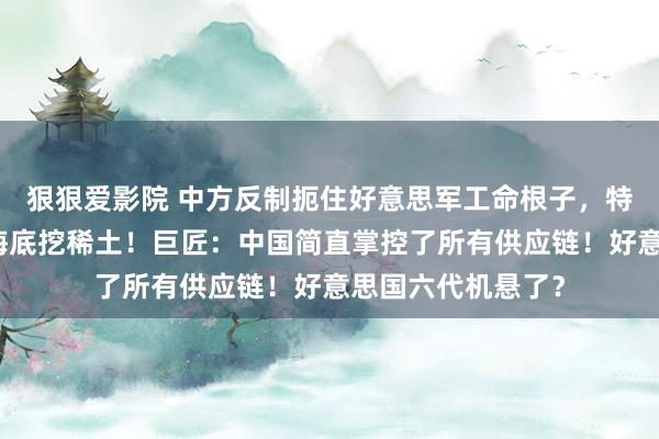 狠狠爱影院 中方反制扼住好意思军工命根子，特朗普被曝操办在海底挖稀土！巨匠：中国简直掌控了所有供应链！好意思国六代机悬了？